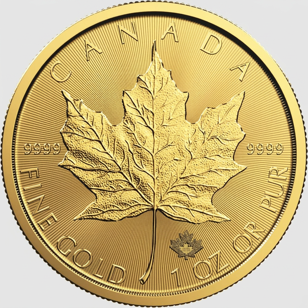 Gold Maple Leaf Coin reference image
